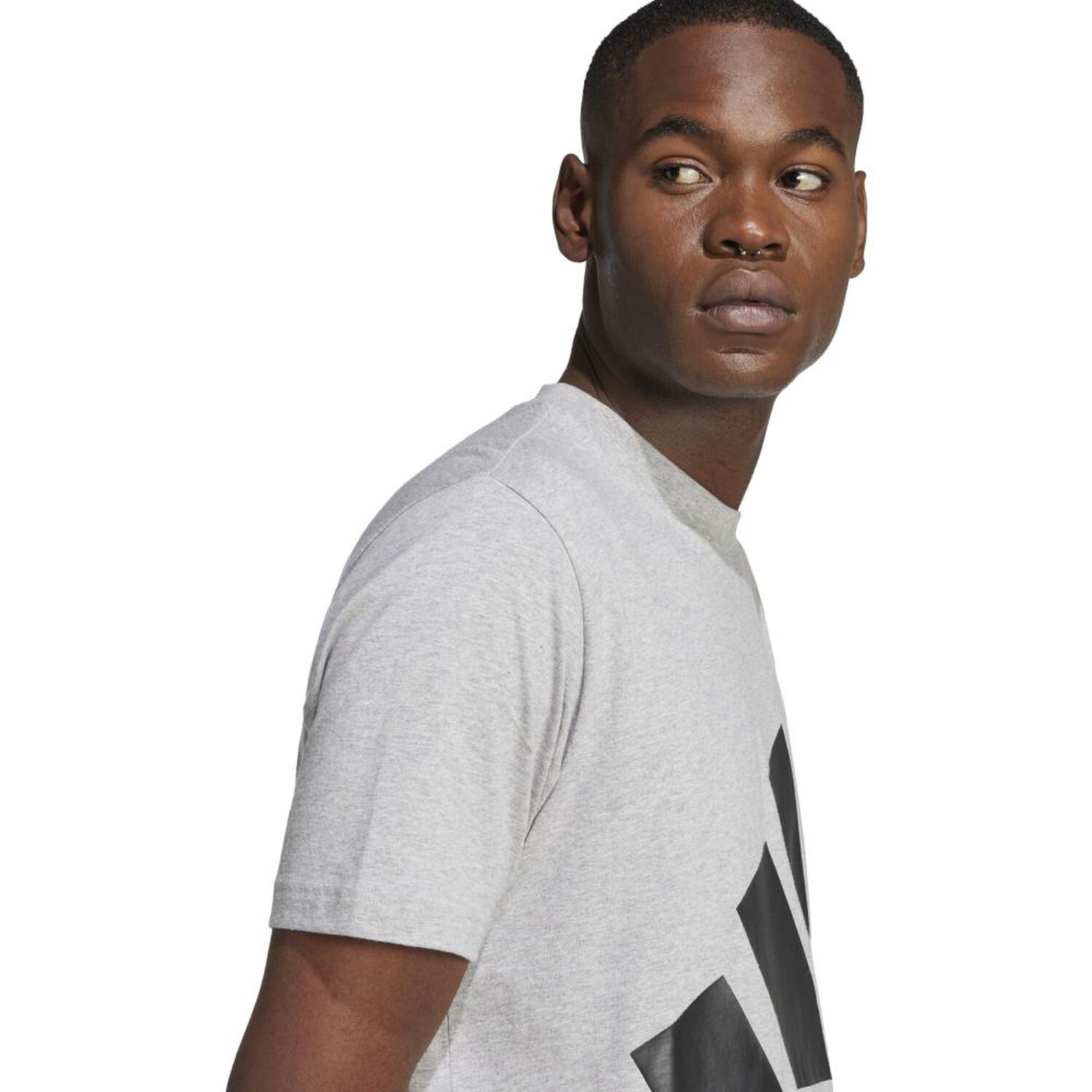 Camiseta Hombre Essentials Adidas Big Logo image number 5.0