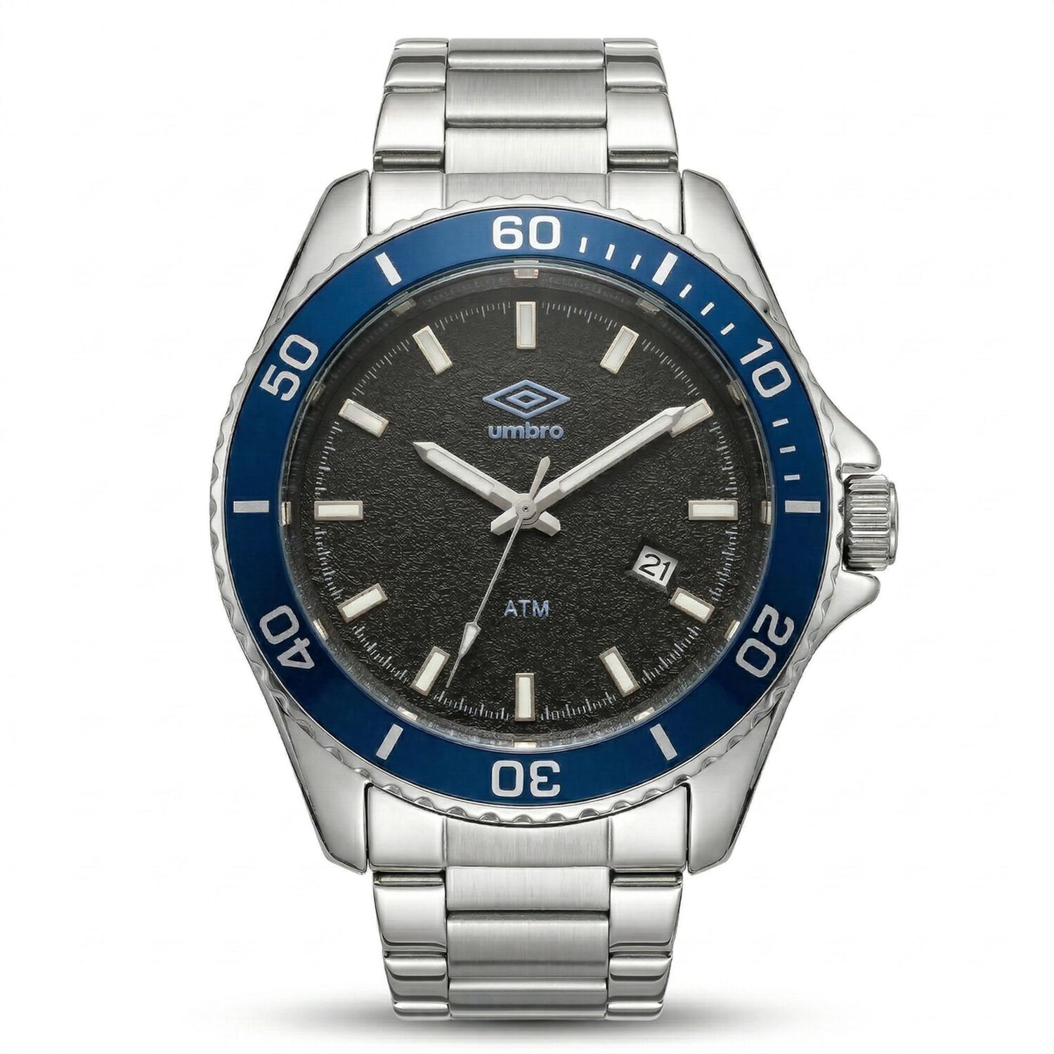 Reloj An&aacute;logo Hombre Umbro Plus Plateado Umbp-1500-141 image number 0.0