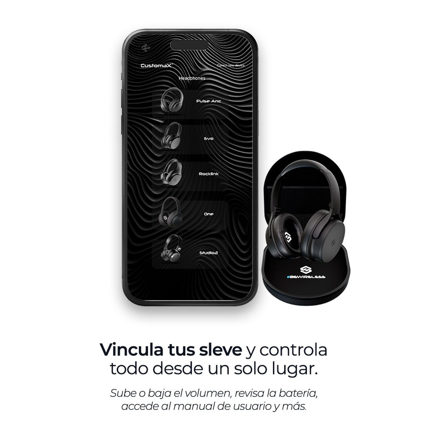 Aud&iacute;fonos Inal&aacute;mbricos Bluetooth Sleve Evo 2gen image number 1.0