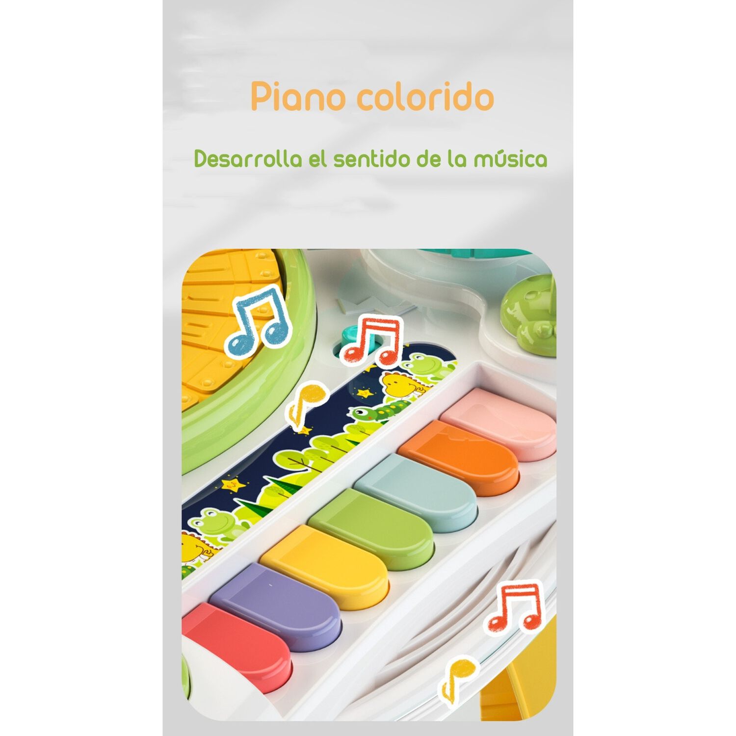 Juguete Mesa De Actividades Musical Lubabycas Verde image number 5.0