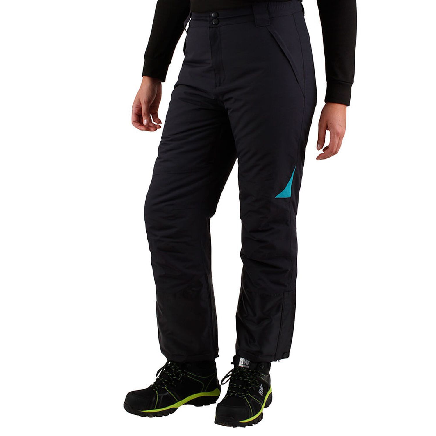 Pantal&oacute;n T&eacute;rmico Hw Refugio Mujer Gris/turquesa image number 4.0