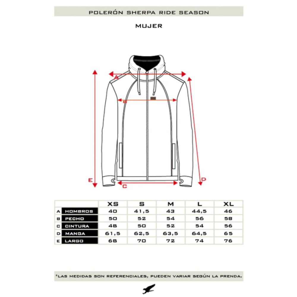 Polerón Con Sherpa Ride Season V2 Mujer Falcone image number 4.0