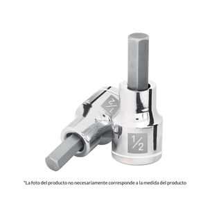 Dado De Punta Allen Cuadrante 1/2" 8mm - Truper