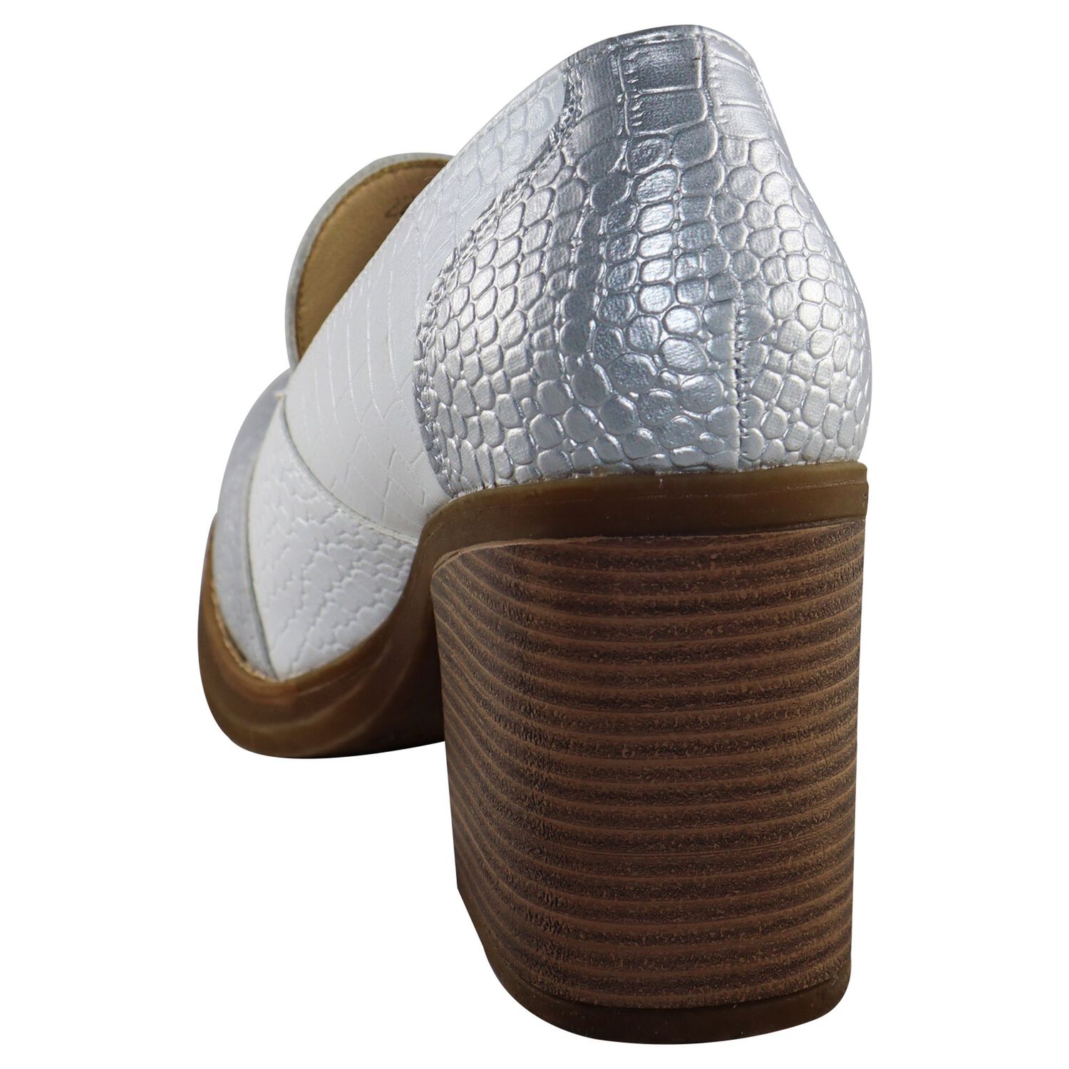 Botin Alto Croco Scales Blanco image number 2.0