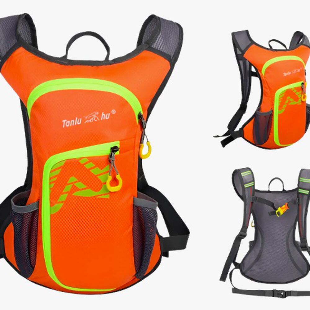 Mochila Outdoor Trekking Running + Bolda De Agua Naranja image number 1.0