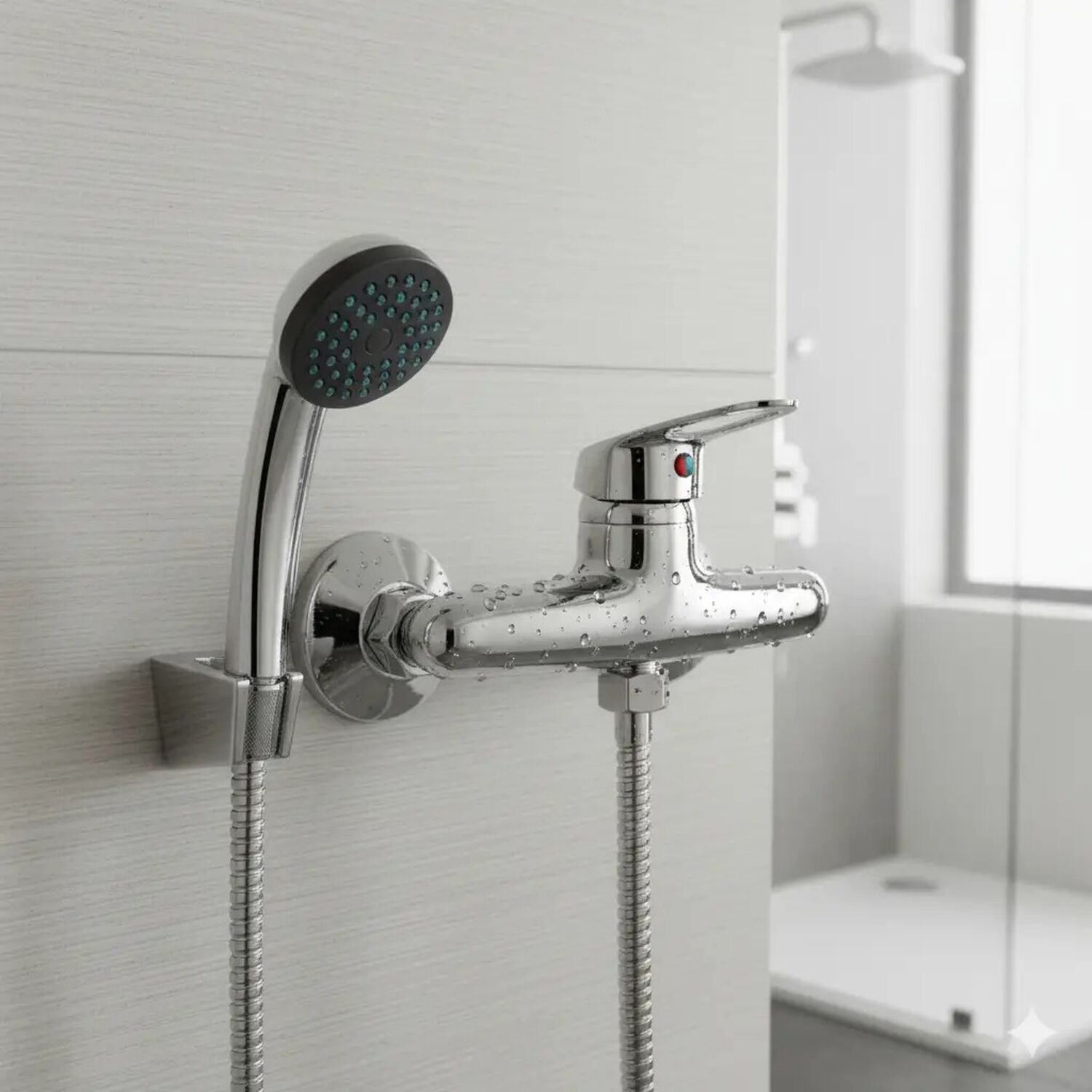 Monomando Llave Grifo Para Ducha Modelo Cincinnati Pmb Color Cromo image number 2.0