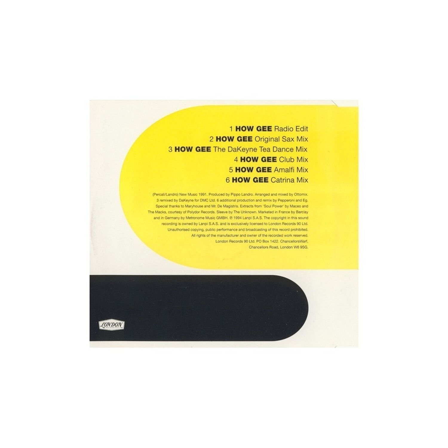 Black Machine - How Gee | Cd Single Usado image number 1.0