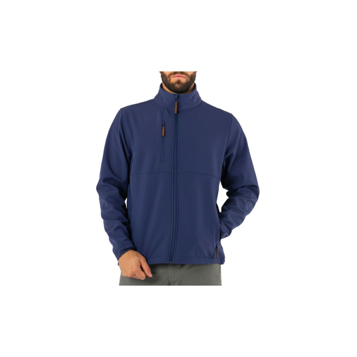Softshell Quebec Lobo Azul Hombre