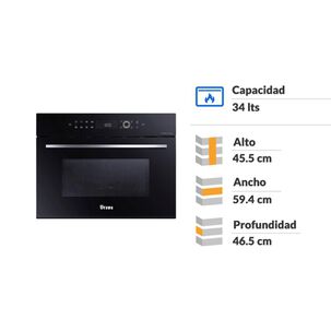 Microondas Trotter Vantgarde 60 / Microondas 1000w / Grill 1650w