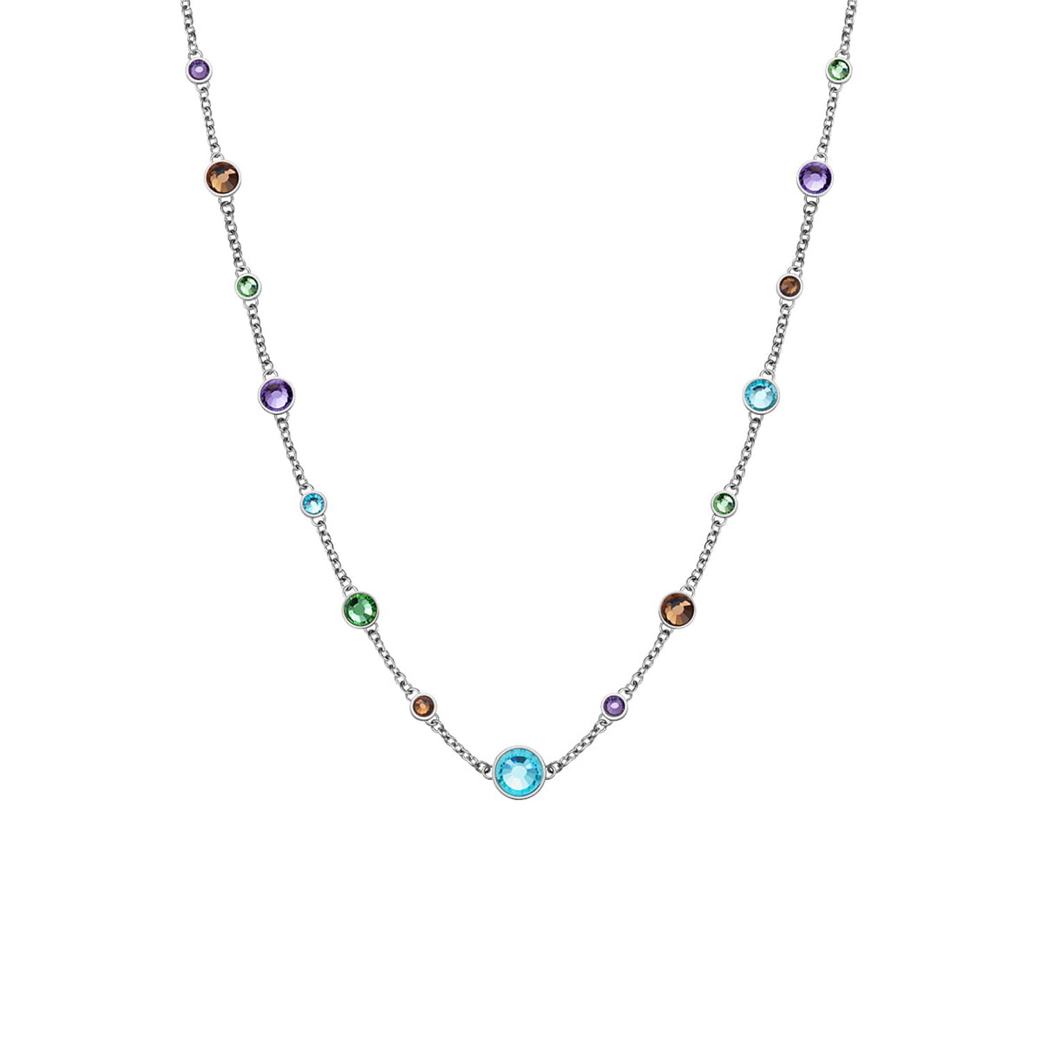 Collar Bering 443-17-450 Plateado image number 1.0