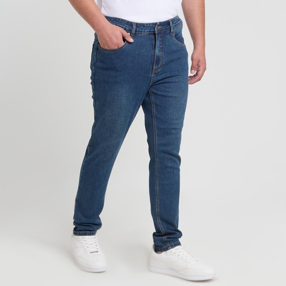 Jeans Lavado Tiro Medio Skinny Hombre Skuad image number 2.0