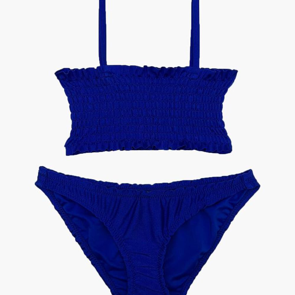 Traje De Baño Niña Dos Piezas Azul image number 0.0