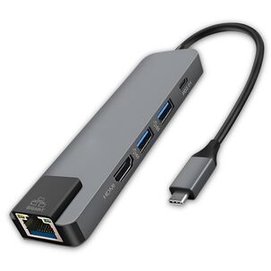 Docking Station Type-c 100w + Hdmi 4k+ Ethernet+ Hub Usb 3.0