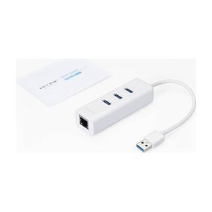 Adaptador Tp-link Usb 2 En 1 Con Hub De 3 Puertos Usb 3.0 Y Adaptador Ethernet Gigabit