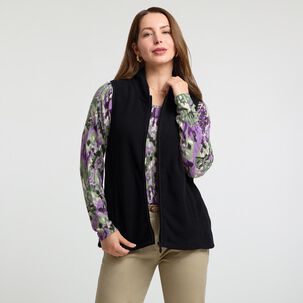 Polerón Regular Sin Manga Cuello Alto Mujer Geeps