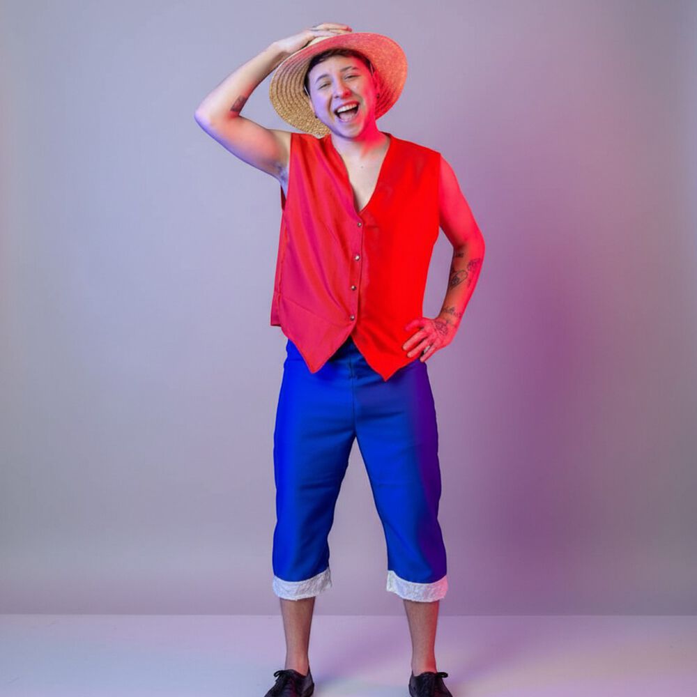 Disfraz Monkey D Luffy + Sombrero Incluido - Disfraz One Piece image number 6.0