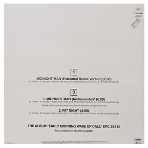 Flash And The Pan - Midnight Man (extended Remix Version) | 12" Maxi Single Usado