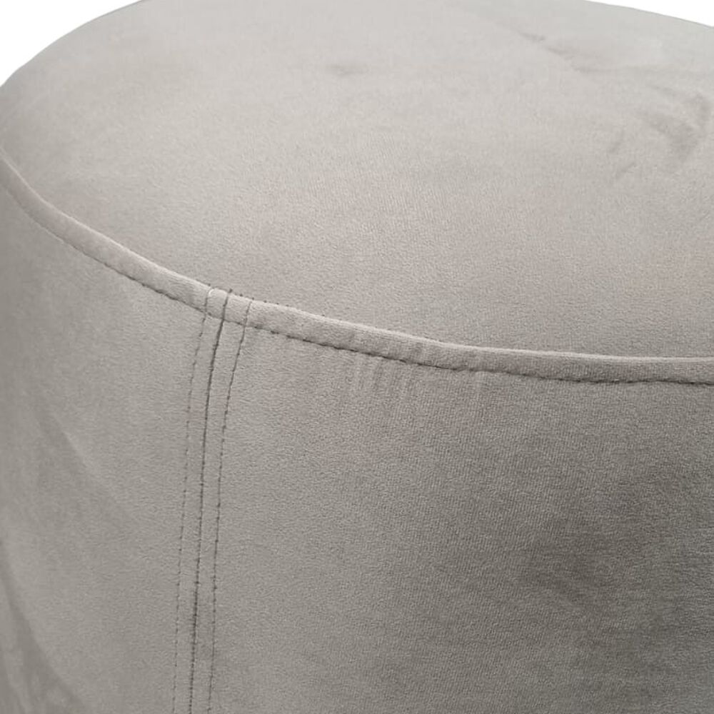 Pouf Redondo Felpa Beige image number 2.0
