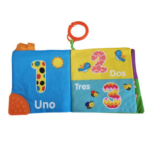 Libro Sensorial Tela Estimulación Visual Juguete Bebe