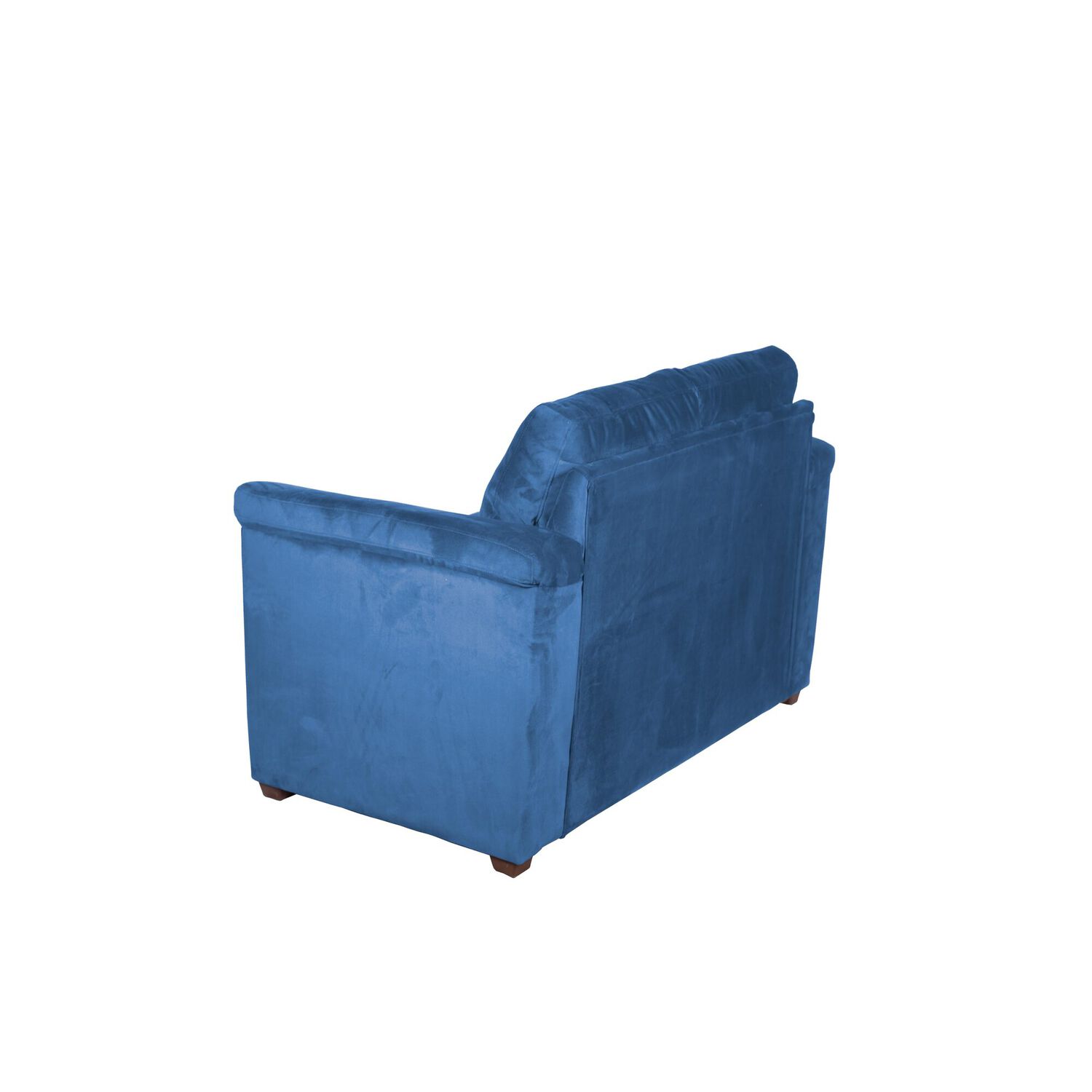Sofa Ancona 2 Cuerpos Tela Velvet Azul Petroleo image number 1.0
