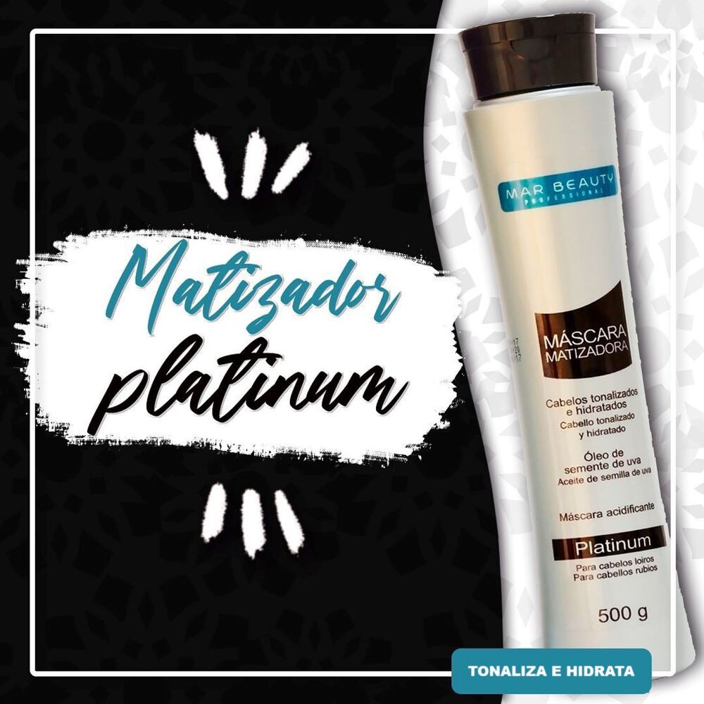 Mascara Matizadora Platinum 500g Mar Beauty image number 4.0