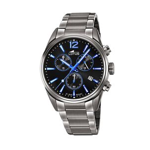 Reloj 18682/6 Lotus Negro Hombre Chrono