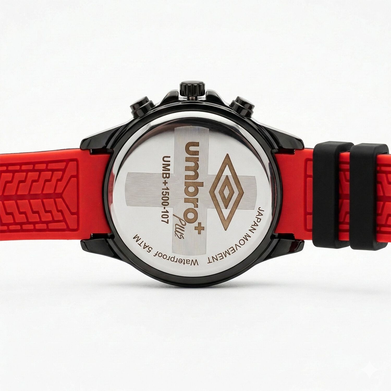 Reloj An&aacute;logo Hombre Umbro Plus Negro/rojo Umbp-1500-107 image number 1.0