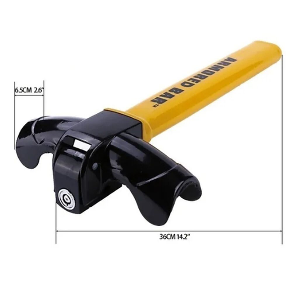 Traba Volante Bloqueo Antirrobo Seguridad Autos Con Llave image number 3.0