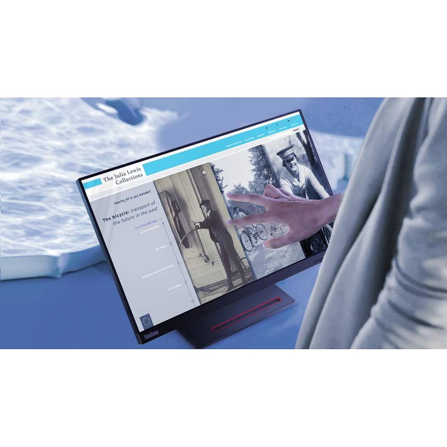 Monitor Thinkvision T24t-20 Usb-c + Hdmi Touch 24'' image number 8.0
