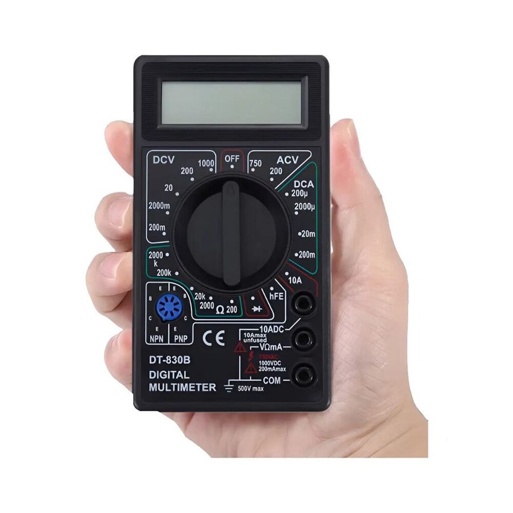Tester Multimetro Digital Dt830b Medidor De Voltaje image number 3.0