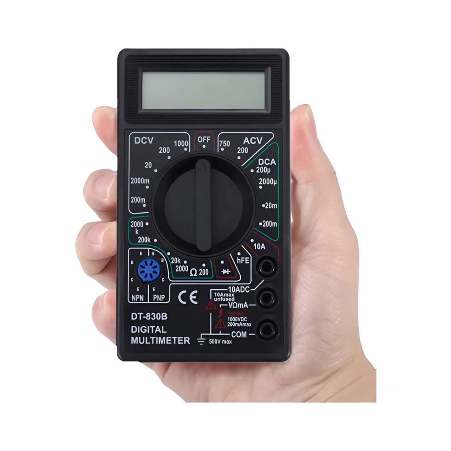 Tester Multimetro Digital Dt830b Medidor De Voltaje image number 3.0