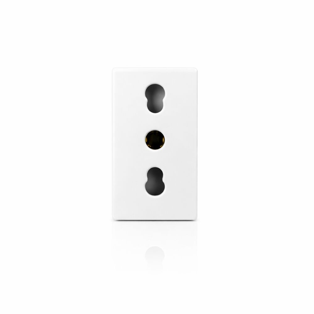 M&oacute;dulo Toma De Corriente 2p+t 10a Y 16a 250v, Blanco Lexo image number 2.0