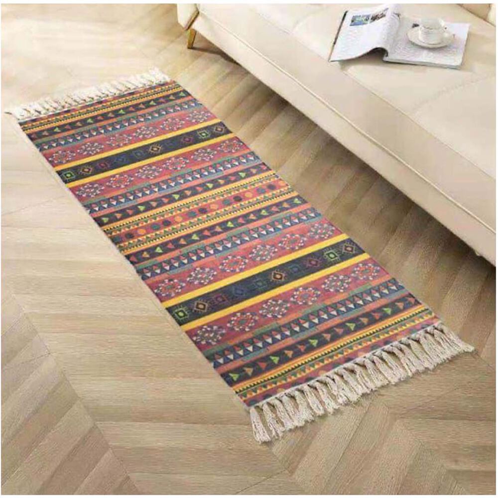Alfombra - Piecera Kilim De Estilo Etnico 60x180 Cm image number 0.0