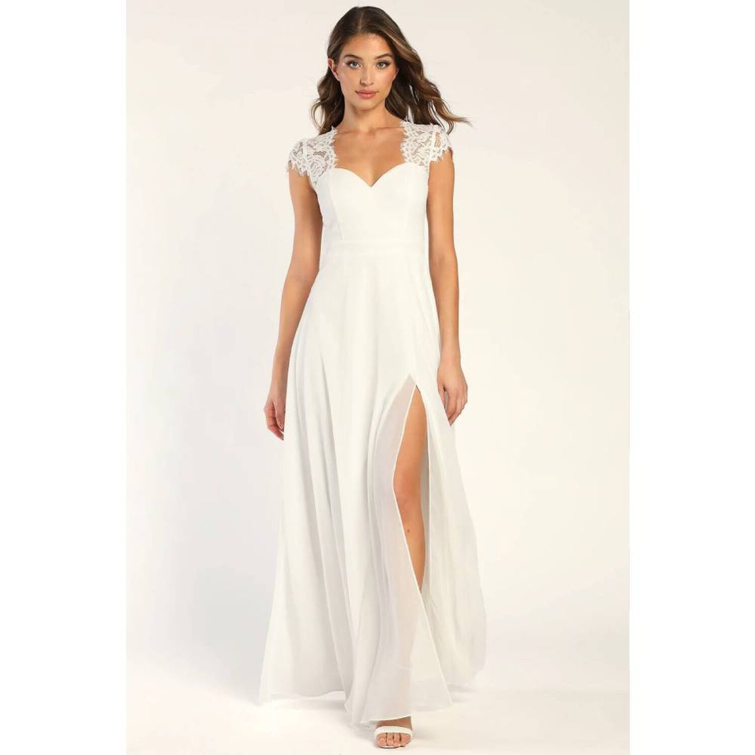 Vestido Agustina Blanco image number 0.0