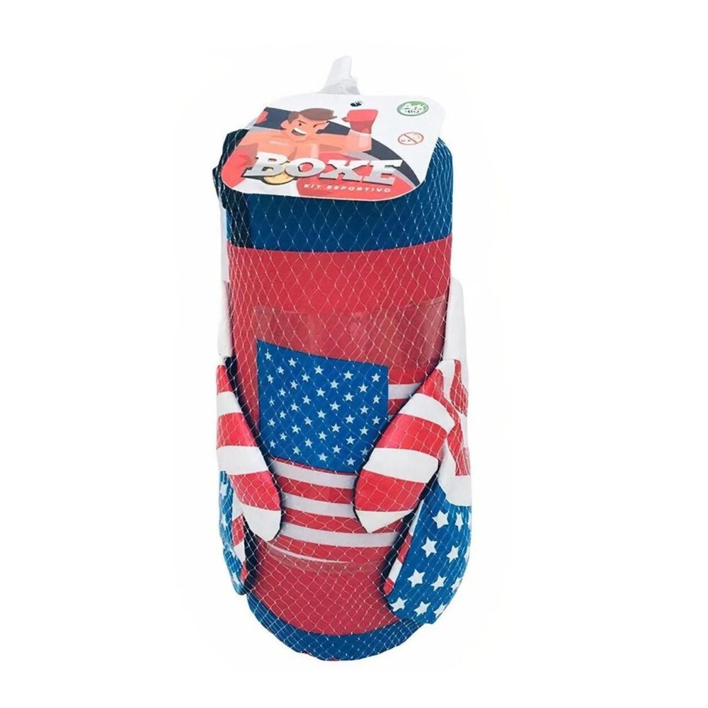 Juguete Guantes Y Saco De Box Usa Infantil 33x14cm image number 2.0