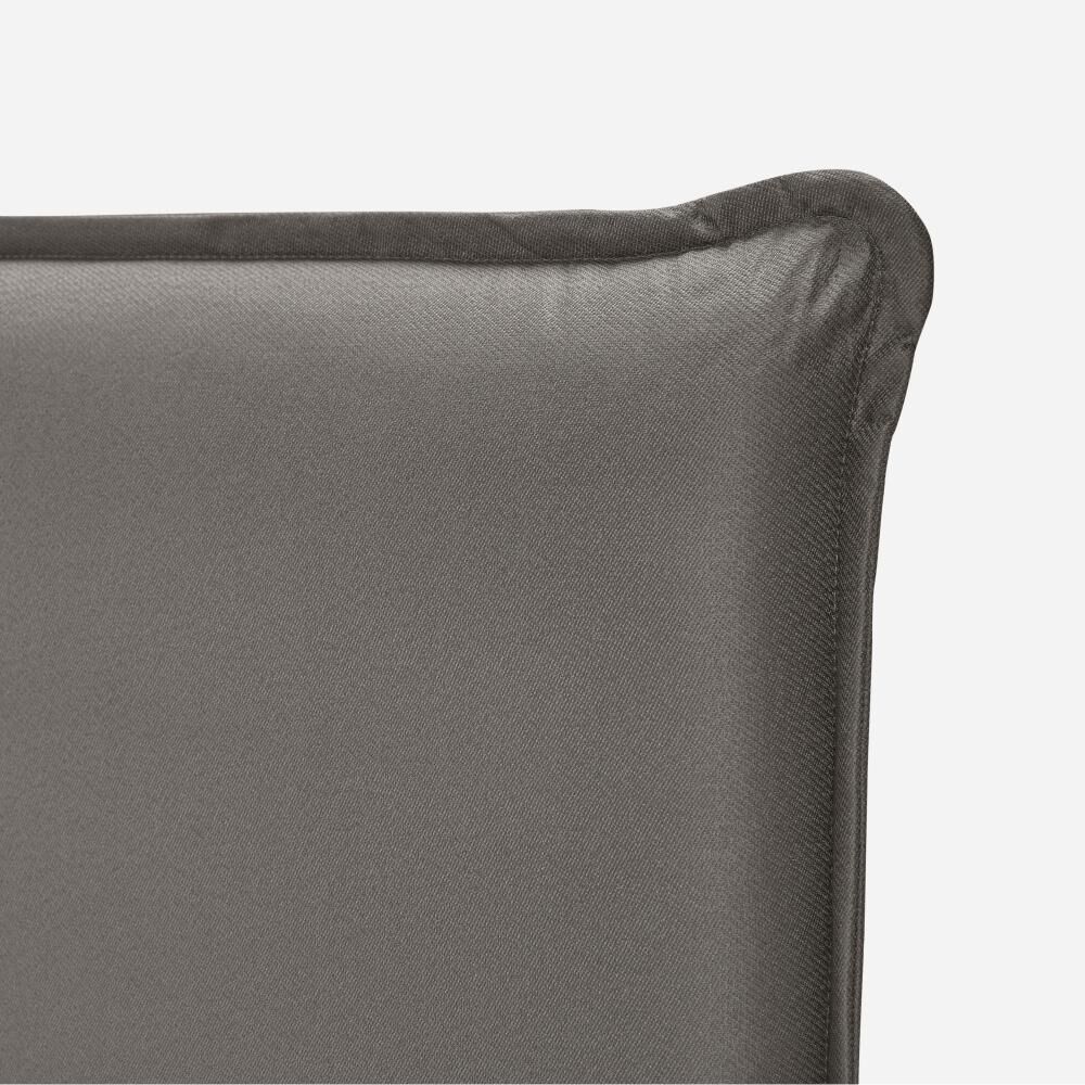 Cama Europea Rosen Tempo / 1.5 Plazas / Base Normal  + Respaldo Maurice Gris image number 4.0