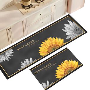 Set 2 Alfombra De Cocina Piso Entrada Antideslizante Ac1-1