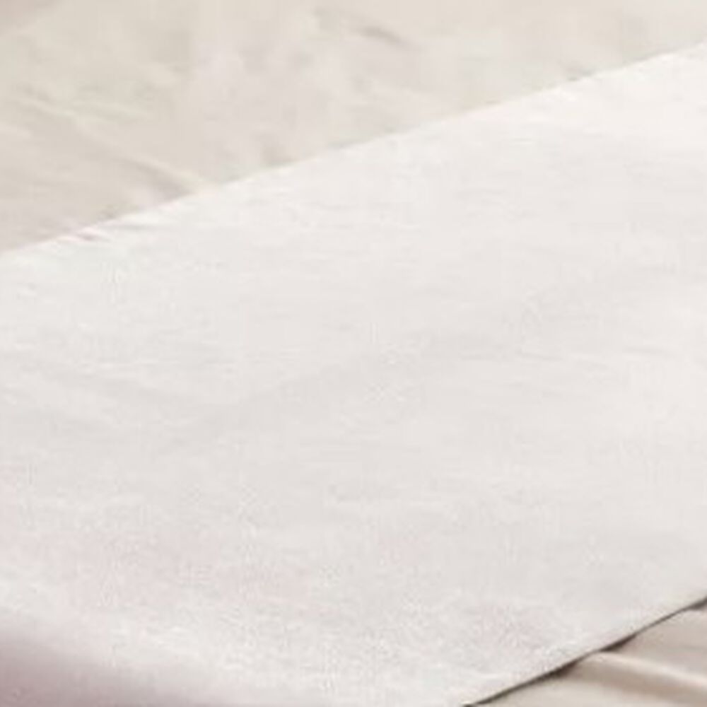 Piecera De Lino Con Pompones Medida 70x210cm King -2 Plazas. Crema image number 2.0