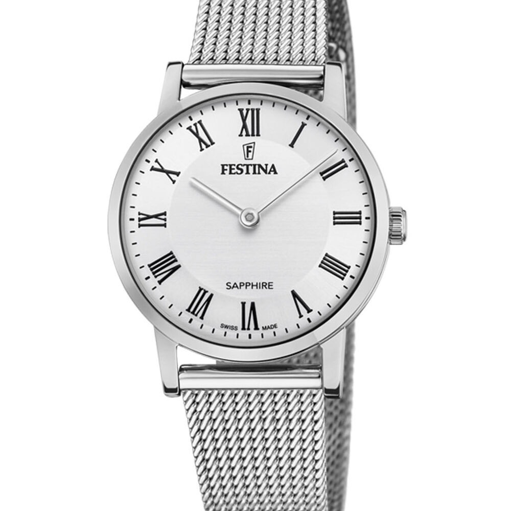 Reloj F20015/4 Festina Swiss Blanco Mujer Swiss Made image number 0.0