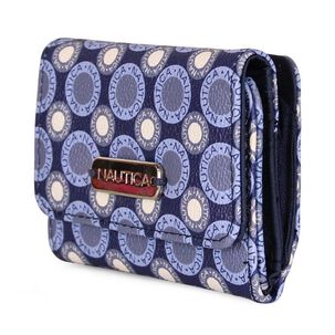 Billetera De Mujer America Azul Nautica