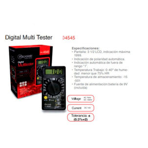 Tester Digital Basico Microlab 4545