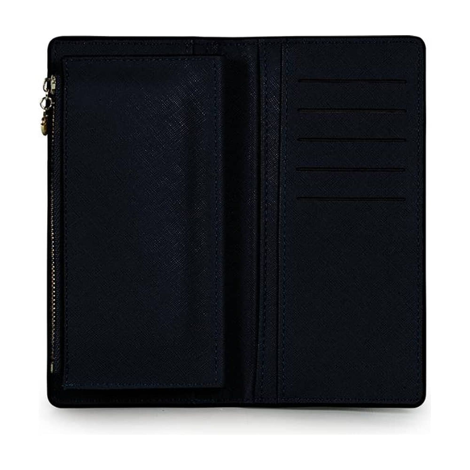 2 Billeteras De Mujer Vesta Negra Y Azul Carven image number 6.0