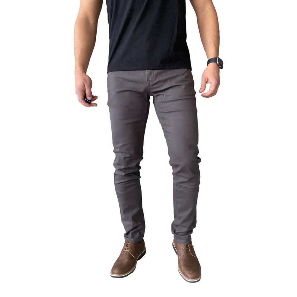 Pantal&oacute;n Tela Elasticado Slim Fit Colores image number 37.0