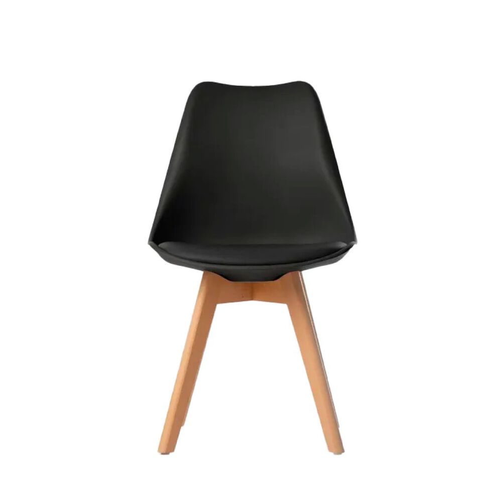 Pack 6 Sillas De Comedor Tulip Negro image number 6.0