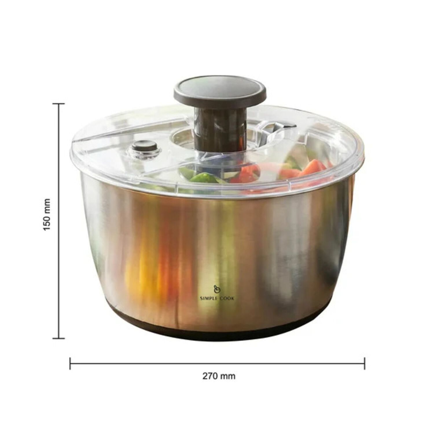 Centrifugador Y Mandolina Para Verduras Simple Cook image number 3.0