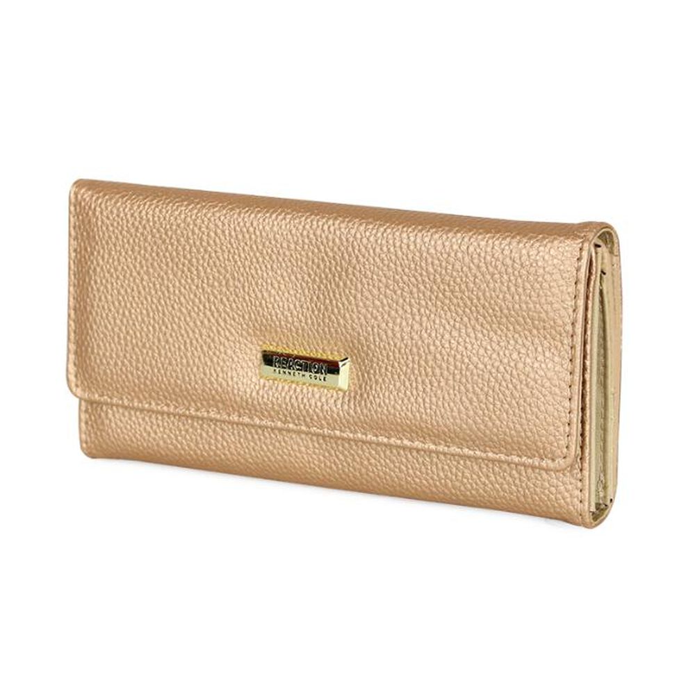 2 Billeteras De Mujer Fidelia Negra Y Rosada Kenneth Cole image number 5.0