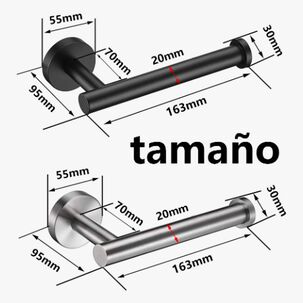 Porta Rollo Papel Higi&eacute;nico Accesorios Ba&ntilde;o