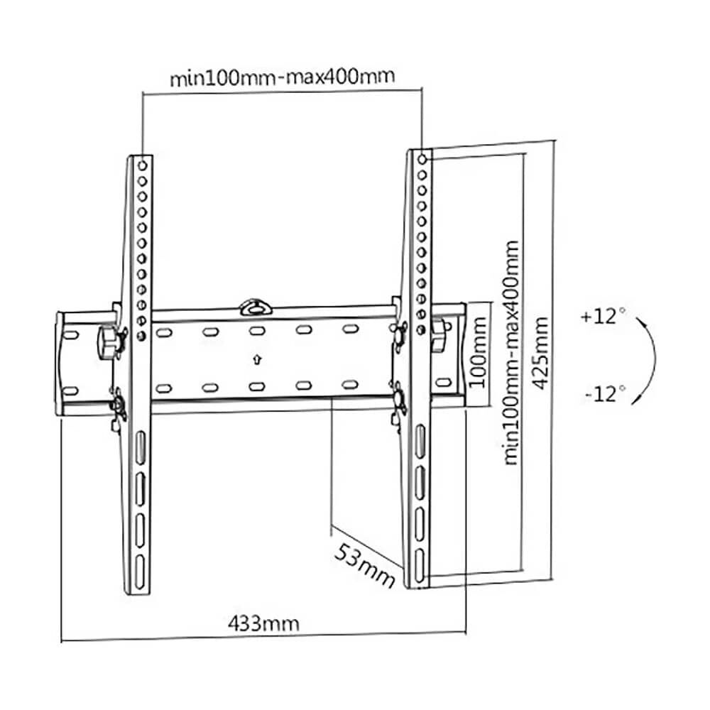 Soporte De Televisor 32 A 55 Pulgadas Macrotel Mv102m image number 3.0