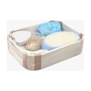 Set De Ba&ntilde;o Para Ducha Organizador Cuadrado