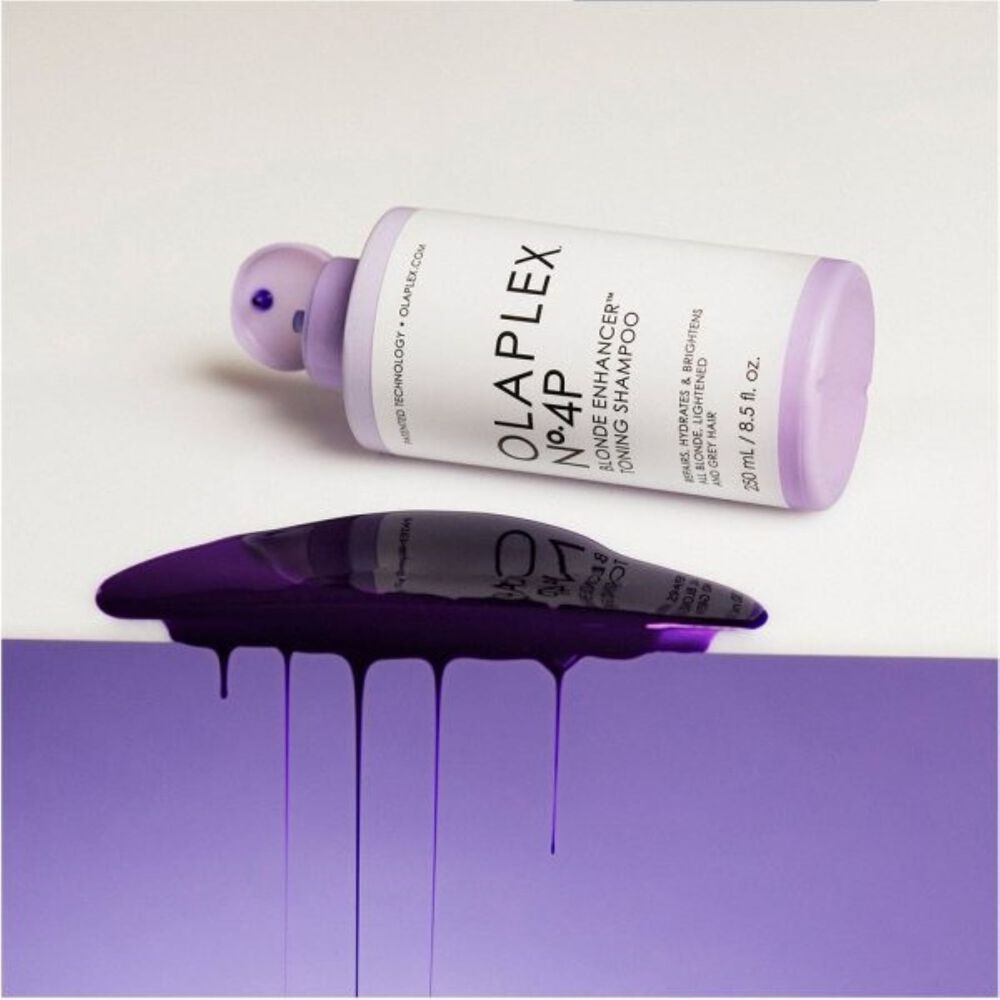 Olaplex 4-p Blonde Enhancer Toning Shampoo 250ml image number 5.0